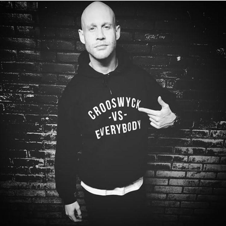 black hoodie, crooswijck vs everybody, crooswijk clothing, rotterdam style