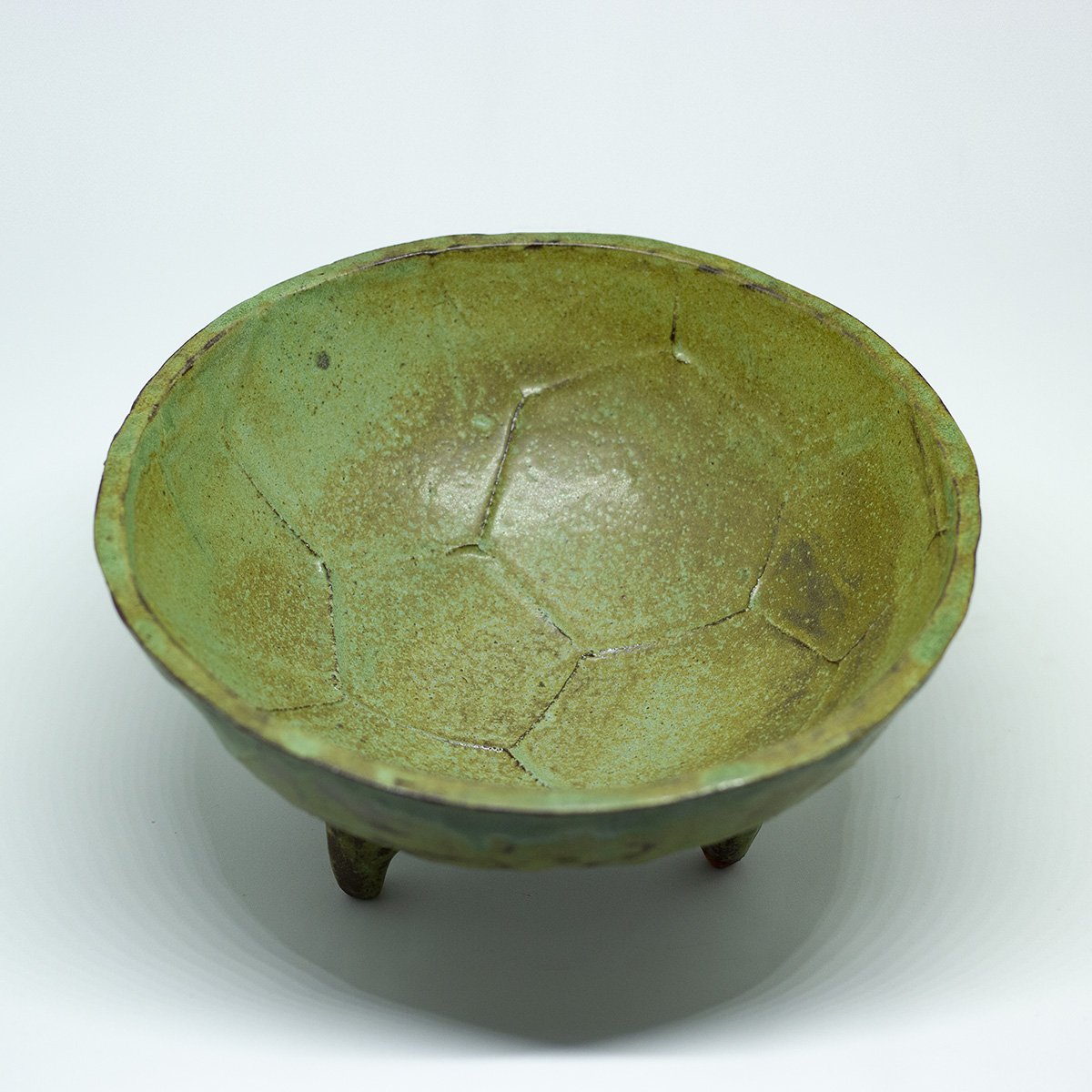 Dast football cup bowl matte green | Dast voetbalkom kom mat groen - een stip