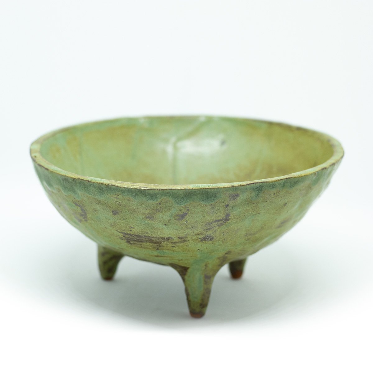 Dast football cup bowl matte green | Dast voetbalkom kom mat groen - een stip