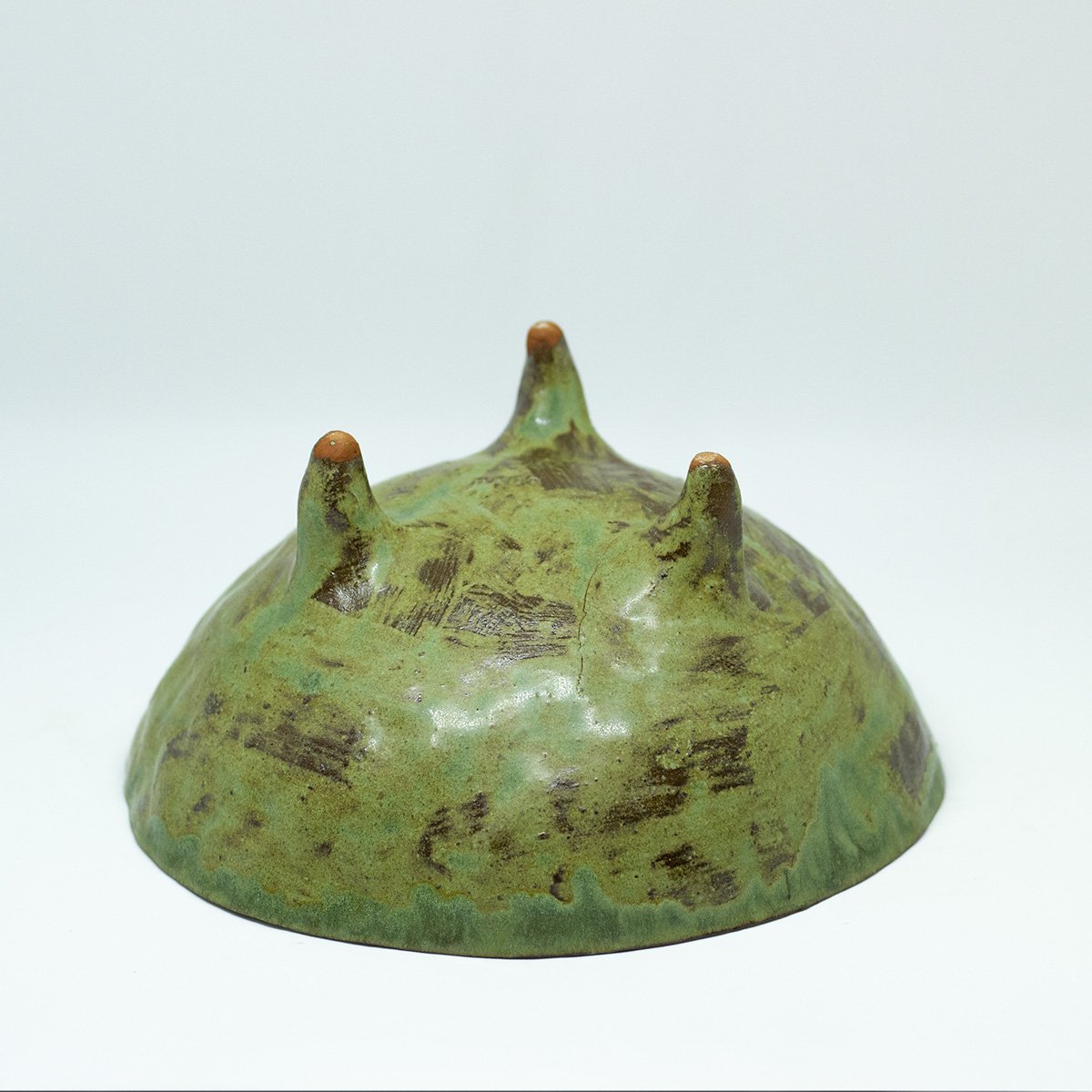 Dast football cup bowl matte green | Dast voetbalkom kom mat groen - een stip