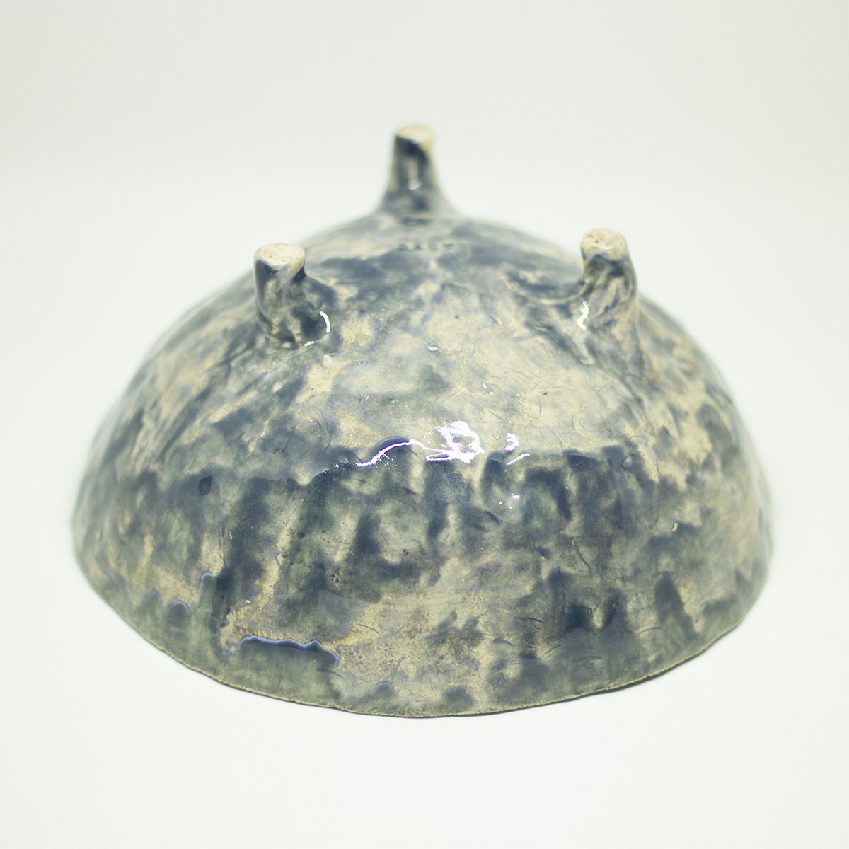 Dast football cup bowl glossy green and transparent | Dast voetbal beker kom glanzend groen en transparant - een stip