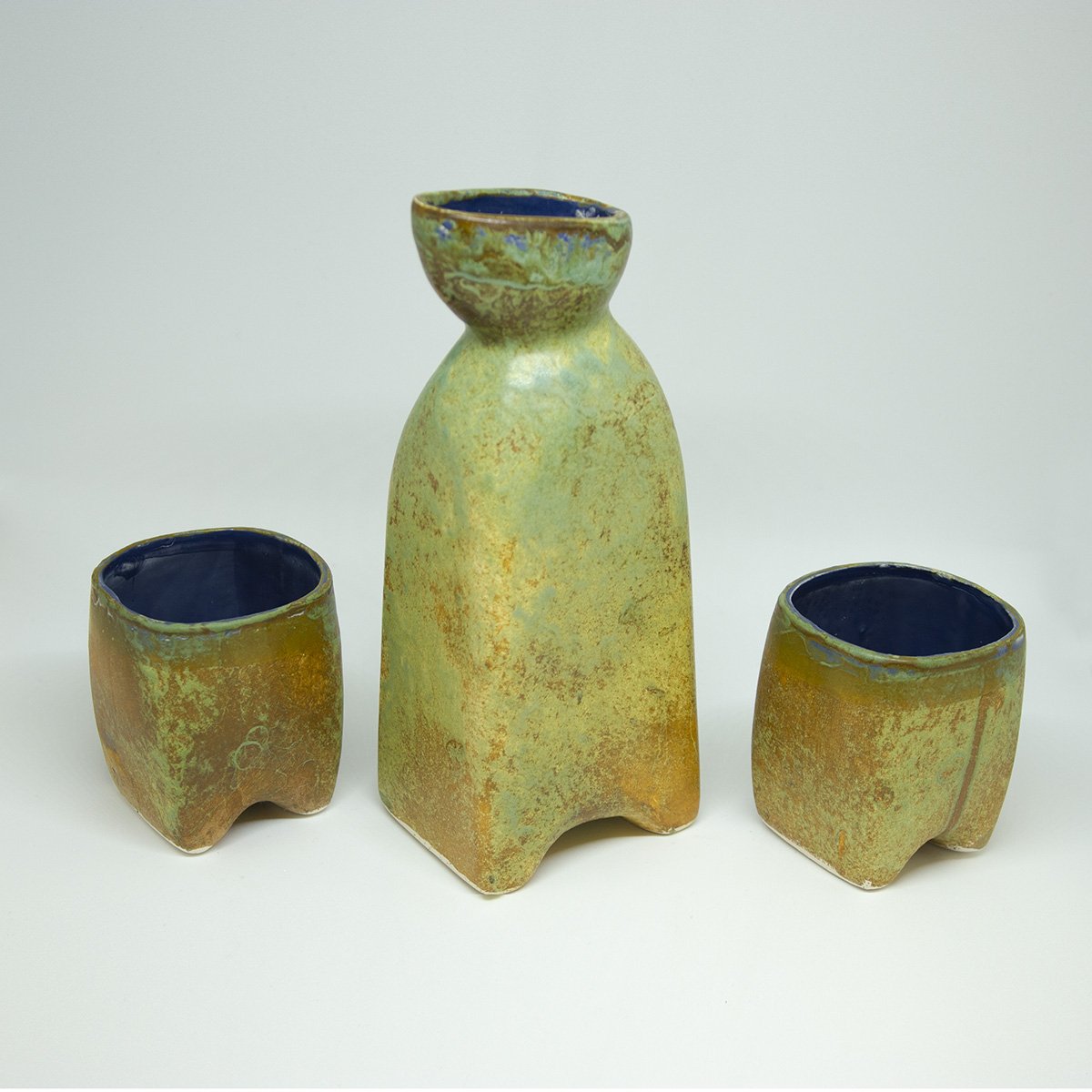 drinking set drinksets drinkkan handgemaakt een stip dast kopjes kruik