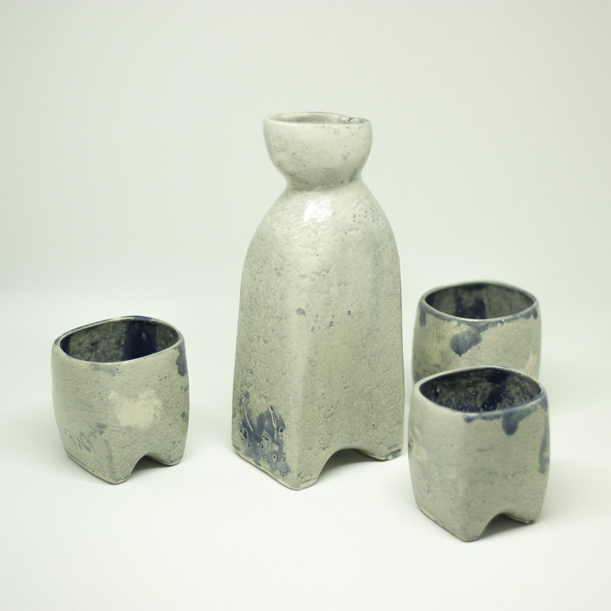 drinking set drinksets drinkkan handgemaakt een stip dast kruik kopjes