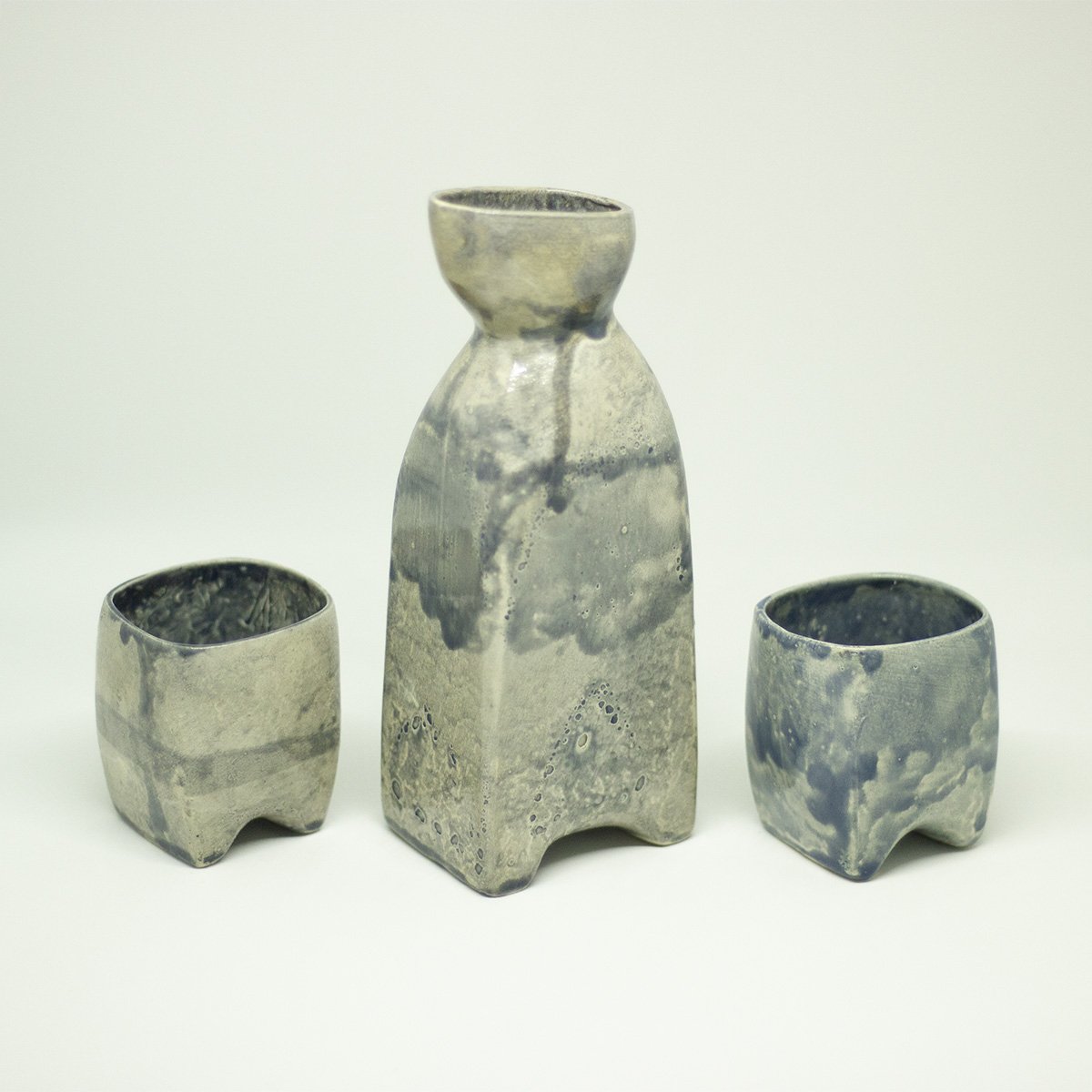 drinking set drinksets drinkkan handgemaakt een stip dast kruik kopjes