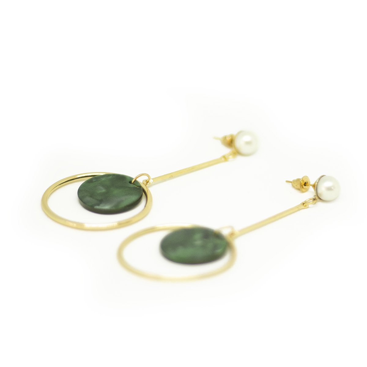 sieraden groene oorbellen verjaardagscadeau cadeau earrings