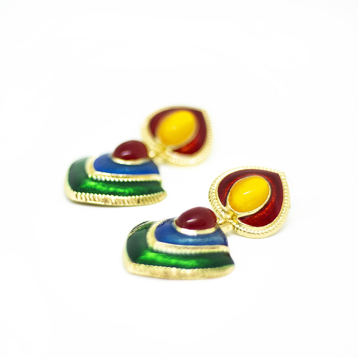 sieraden veelkleurig oorbellen verjaardagscadeau cadeau earrings