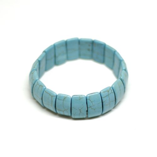 handmade Persian turquoise stone bracelet - een stip