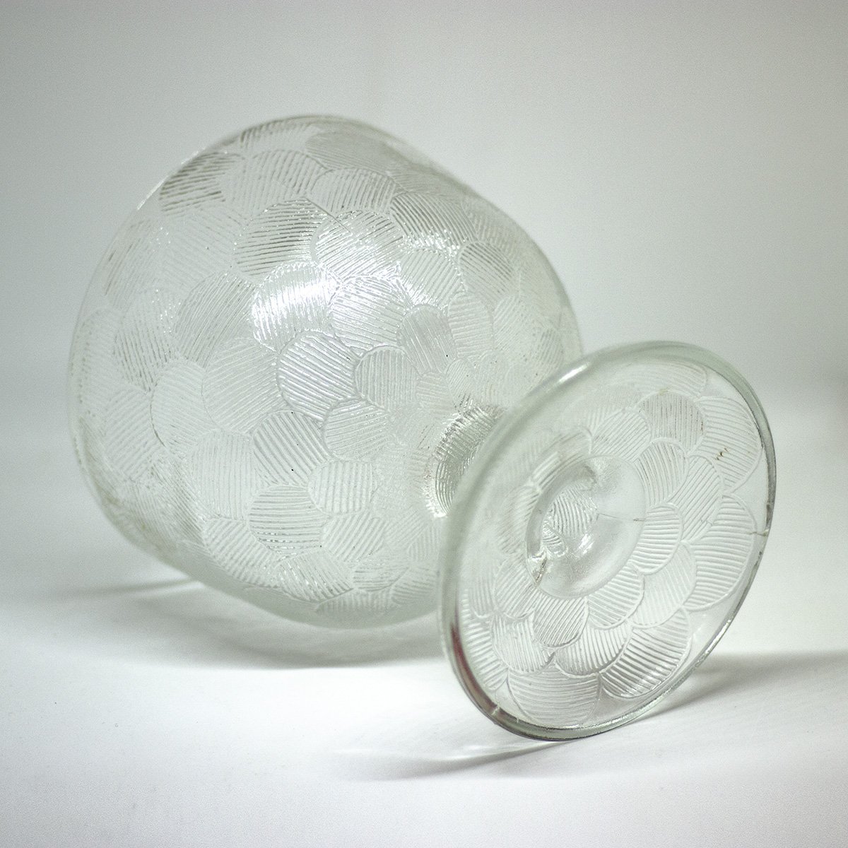 yesterday large glass vase bowl - een stip