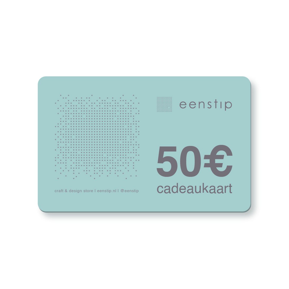 een stip, cadeaukaart gift card cadeaubonnen