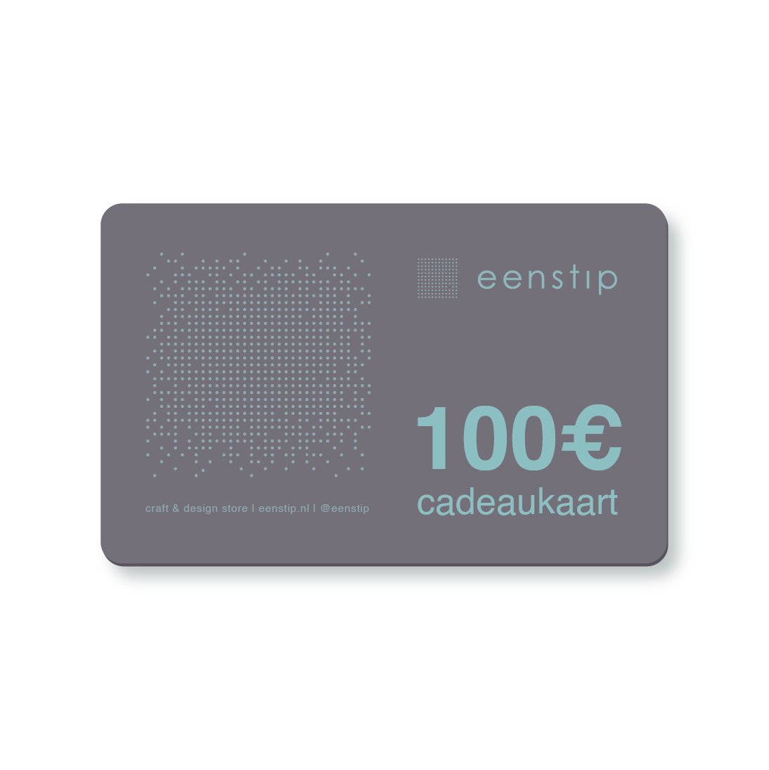 een stip, cadeaukaart gift card cadeaubonnen